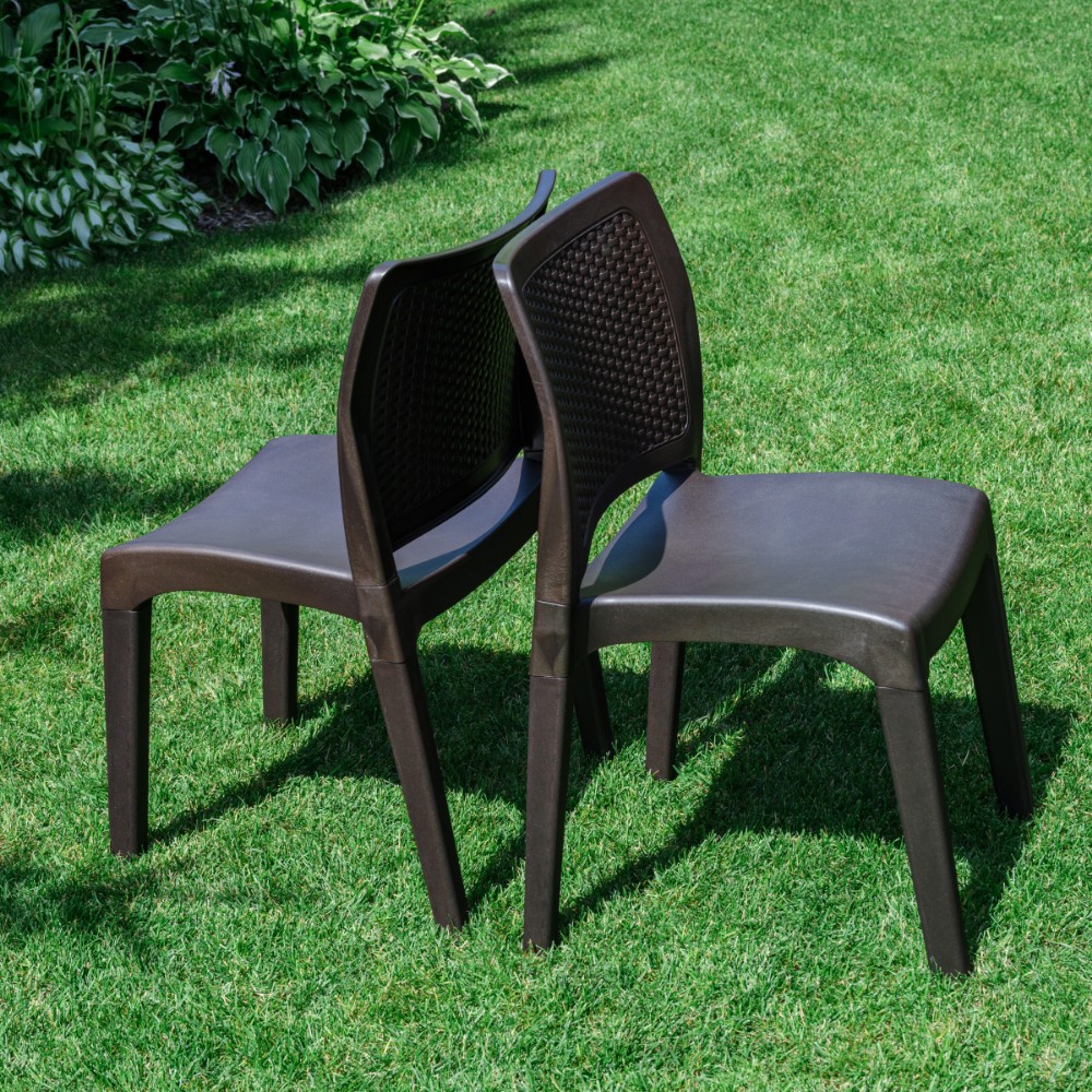 Комплект обеденных стульев Royal Family JULY (2 шт.) коричневый 4